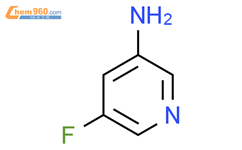 3-氨基-5-氟吡啶结构式图片|210169-05-4结构式图片