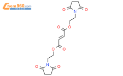 Bis(2-(2,5-dioxopyrrolidin-1-yl)ethyl) Fumarate结构式图片|2101811-40-7结构式图片
