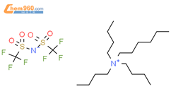 己基三丁基铵双(三氟甲烷磺酰)亚胺盐结构式图片|210230-49-2结构式图片