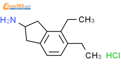 4,​5-​二乙基-​2,​3-​二氢-​1H-​茚-​2-​胺 盐酸盐结构式图片|2103932-64-3结构式图片