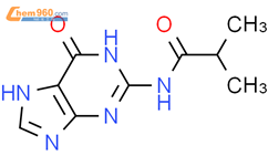 N-(6,7-二氢-6-氧代-1H-嘌呤-2-基)-2-甲基丙酰胺结构式图片|21047-89-2结构式图片