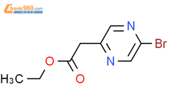 2-(5-溴吡嗪-2-基)乙酸乙酯结构式图片|2106364-36-5结构式图片