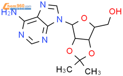 ((3aR,4R,6R,6aR)-6-(6-氨基-9H-嘌呤-9-基)-2,2-二甲基四氢呋喃并[3,4-d][1,3]二氧代l-4-基)甲醇结构式图片|21138-44-3结构式图片