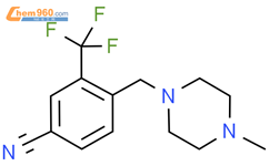 4-[(4-甲基-1-哌嗪基)甲基]-3-(三氟甲基)苄腈结构式图片|2114084-70-5结构式图片
