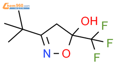 3-tert-butyl-5-(trifluoromethyl)-4H-1,2-oxazol-5-ol结构式图片|212615-90-2结构式图片