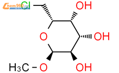 甲基6-氯-6-脱氧-α-D-吡喃半乳糖苷结构式图片|21307-62-0结构式图片