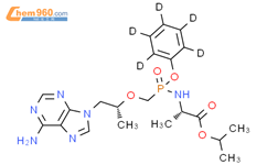 Tenofovir alafenamide-d5结构式图片|2131003-68-2结构式图片