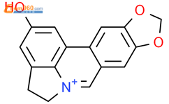 2-羟基-4,5-二氢-[1,3]二氧杂环[4,5-j]吡咯并[3,2,1-de]菲结构式图片|21326-01-2结构式图片