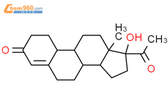孕诺酮结构式图片|2137-18-0结构式图片