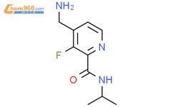 4-(aminomethyl)-3-fluoro-N-propan-2-ylpyridine-2-carboxamide结构式图片|2137563-88-1结构式图片