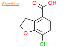 4-Benzofurancarboxylic acid, 7-chloro-2,3-dihydro-结构式图片|2137616-71-6结构式图片