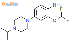2-(Difluoromethoxy)-4-[4-(propan-2-yl)piperazin-1-yl]aniline结构式图片|2137861-35-7结构式图片