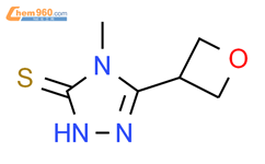 3H-1,2,4-Triazole-3-thione, 2,4-dihydro-4-methyl-5-(3-oxetanyl)-结构式图片|2138181-34-5结构式图片