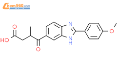 1H-苯并咪唑-6-丁酸，2-（4-甲氧基苯基）-β-甲基-γ-氧代-结构式图片|2138391-23-6结构式图片