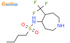 1-Butanesulfonamide, N-[hexahydro-5-(trifluoromethyl)-1H-azepin-4-yl]-结构式图片|2138509-06-3结构式图片