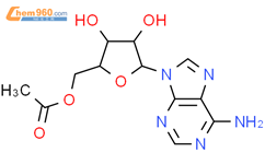 5`-O-乙酰腺苷结构式图片|2140-25-2结构式图片