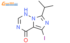 5-碘-7-(1-甲基乙基)-咪唑并[5,1-f][1,2,4]三嗪-4(1H)-酮结构式图片|2140149-07-9结构式图片