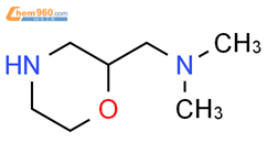 N,N-二甲基-1-[(2S)-2-吗啉基]甲胺结构式图片|214273-18-4结构式图片
