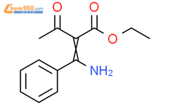 ethyl 2-(amino(phenyl)methylene)-3-oxobutanoate结构式图片|21486-57-7结构式图片