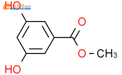3,5-二羟基苯甲酸甲酯结构式图片|2150-44-9结构式图片