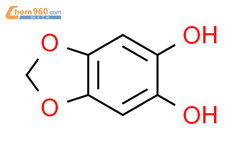 5,6-二羟基-1,3-苯并间二氧杂环戊烯结构式图片|21505-20-4结构式图片
