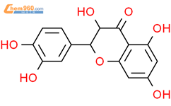 3,5,7,3',4'-五羟基黄烷酮结构式图片|215257-15-1结构式图片