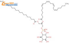 1-[(2R)-2-[[(7Z,10Z,13Z,16Z)-1-氧代-7,10,13,16-二十二碳四烯基]氧基]-3-[(1- 氧代十八烷基）氧基]丙基磷酸氢盐]D-肌醇结构式图片|215877-99-9结构式图片