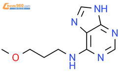 N-(3-methoxypropyl)-9H-purin-6-amine结构式图片|21589-43-5结构式图片