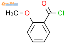 邻甲氧基苯甲酰氯结构式图片|21615-34-9结构式图片