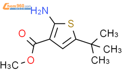 2-氨基-5-叔丁基噻吩-3-甲酸甲酯结构式图片|216574-71-9结构式图片