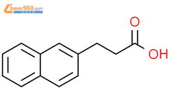 3-萘-2-丙酸结构式图片|21658-35-5结构式图片