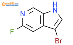 3-Bromo-5-fluoro-1H-pyrrolo[2,3-c]pyridine结构式图片|2167470-19-9结构式图片