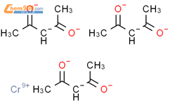 乙酰丙酮铬结构式图片|21679-31-2结构式图片