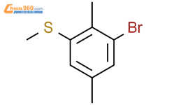 (3-Bromo-2,5-dimethylphenyl)(methyl)sulfane结构式图片|2169320-08-3结构式图片