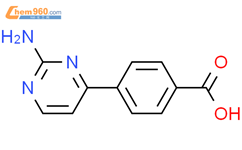 4-(2-氨基-4-嘧啶)苯甲酸结构式图片|216959-98-7结构式图片