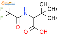 3,3-二甲基-2-(三氟乙酰胺)丁酸结构式图片|21735-55-7结构式图片
