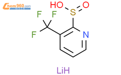 lithium(1+) ion 3-(trifluoromethyl)pyridine-2-sulfinate结构式图片|2174001-31-9结构式图片