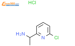 1-(6-氯吡啶-2-基)乙胺盐酸盐结构式图片|2177267-22-8结构式图片