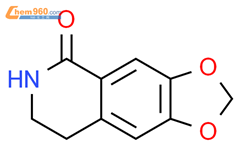 3,4-二氢-6,7-亚甲二氧基-1-异喹诺酮结构式图片|21796-14-5结构式图片