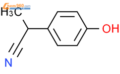 2-（4-羟基苯基）丙腈结构式图片|21850-61-3结构式图片