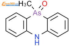 10-methyl-5,10-dihydrophenarsazine 10-oxide结构式图片|21859-21-2结构式图片