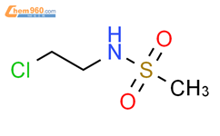 N-(2-氯乙基)甲烷磺酰胺结构式图片|21896-59-3结构式图片