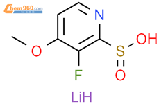 lithium(1+) ion 3-fluoro-4-methoxypyridine-2-sulfinate