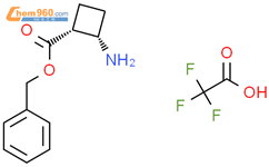 benzyl cis-2-aminocyclobutanecarboxylate;2,2,2-trifluoroacetic acid结构式图片|2200580-81-8结构式图片