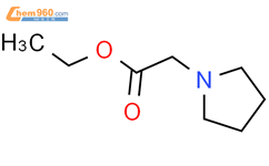 吡咯烷乙酸乙酯结构式图片|22041-19-6结构式图片