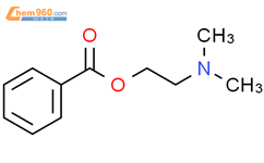 苯甲酸二甲基氨基乙酯结构式图片|2208-05-1结构式图片