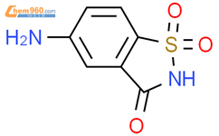 6-氨基糖精结构式图片|22094-61-7结构式图片