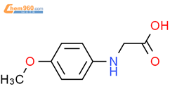 N-(4-甲氧基苯基)甘氨酸结构式图片|22094-69-5结构式图片