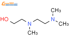 N,N-二甲氨基乙基-N-甲基氨基乙醇结构式图片|2212-32-0结构式图片