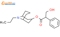 Benzeneacetic acid, a-(hydroxymethyl)-,(3-endo)-9-(1-methylethyl)-9-azabicyclo[3.3.1]non-3-yl ester结构式图片|22150-28-3结构式图片